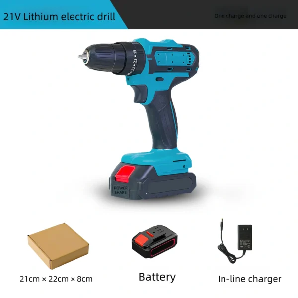 12V/21v mini portable electric original Makita impact electric cordless drill screwdriverBrushless professional electric drill 5