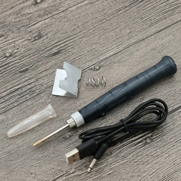 Portable USB Soldering Iron Professional Electric Heating Tools Rework With Indicator Light Handle Welding Gun BGA Repair Tool 3