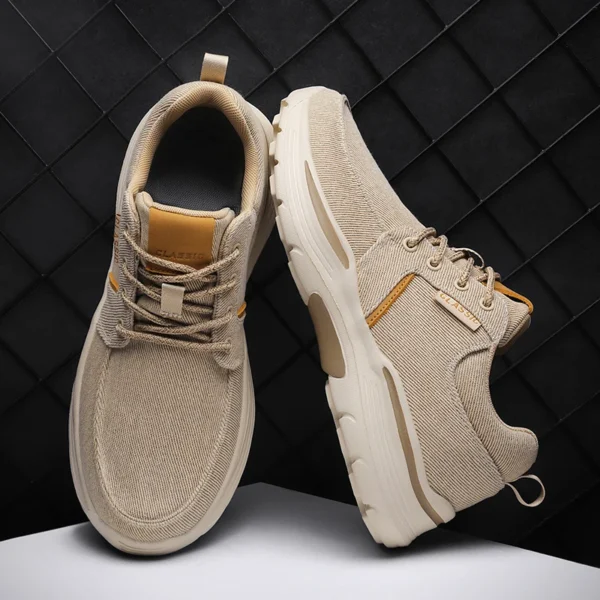 Men's Casual Shoes Canvas Breathable Loafers New Male Comfortable Outdoor Walking Shoes Classic Men Shoes Large Size Sneakers 6