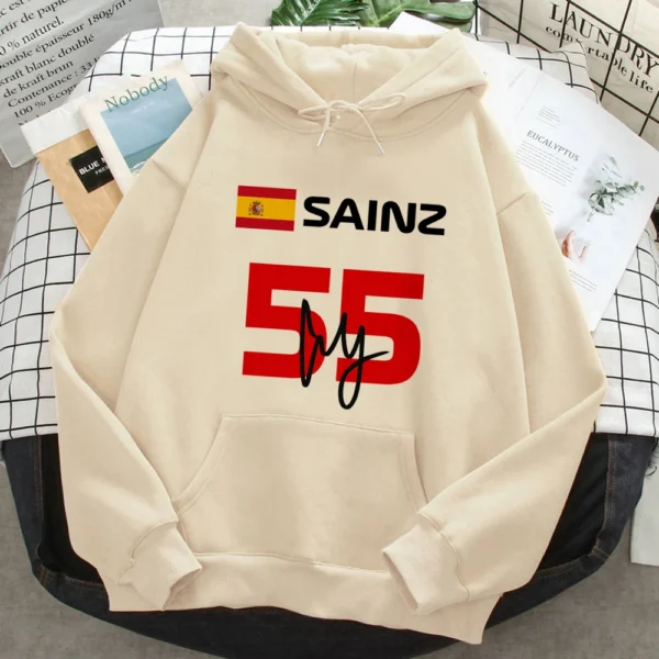 Carlos Sainz hoodies women streetwear 2023 Pullover sweatshirts female harajuku clothing 5