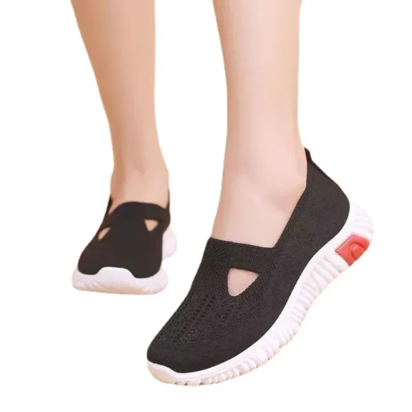 New Women's Sports Shoes Casual Lightweight Breathable Vulcanized Shoes Outdoor Fashion High Quality Oversized Flat Shoes 5