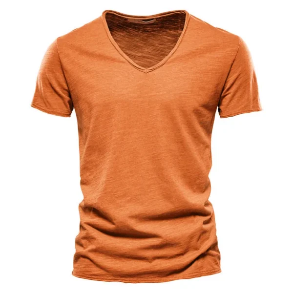 2024 Fashion Men's t Shirt S-5XL Solid Color Pure Cotton Short-Sleeved Top 9 Colors Summer Leisure Sports Quality Clothing 2