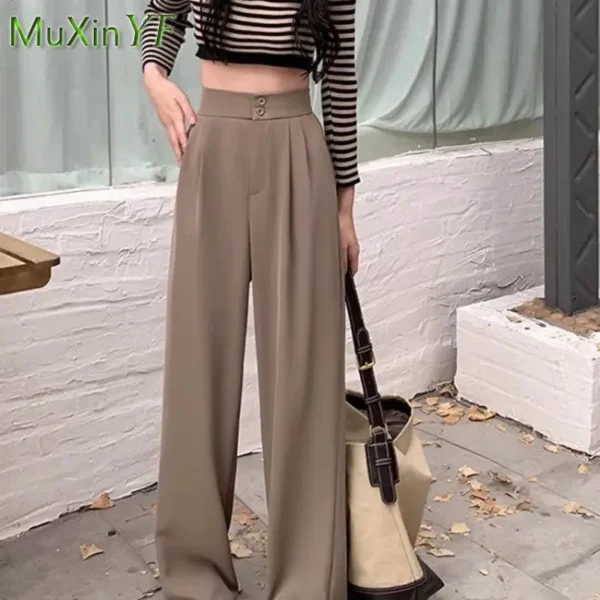 Women's 2024 Spring/Summer New in Matching Set Korean Elegant Casual Sunscreen Shirt+Vest+Suit Wide Leg Pants Three Piece Suit 4