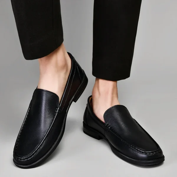 Male Comfy Walking Shoe Genuine Leather Slip on Mens Loafers New Trend Casual Shoes Men Designer Moccasins Hot Sale Drive Shoes 4