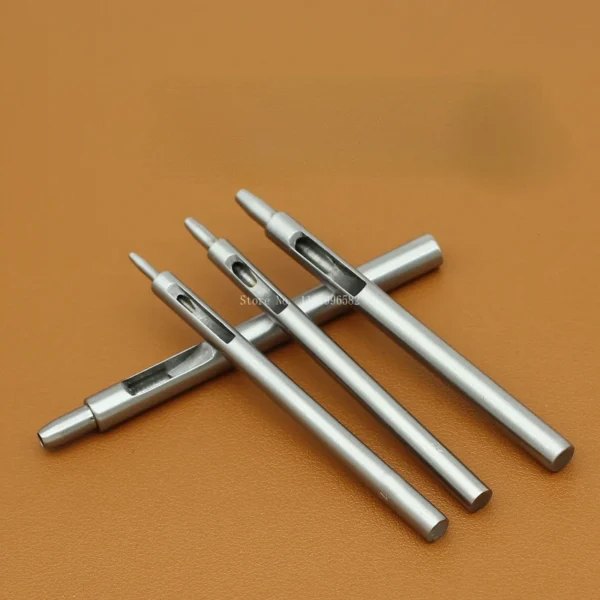 Leather Tools Alloy Steel Punch Straight Head Round Punch DIY Leather Crafts Bag/shoes/belt/watch Band Drilling Hole Accessories 5