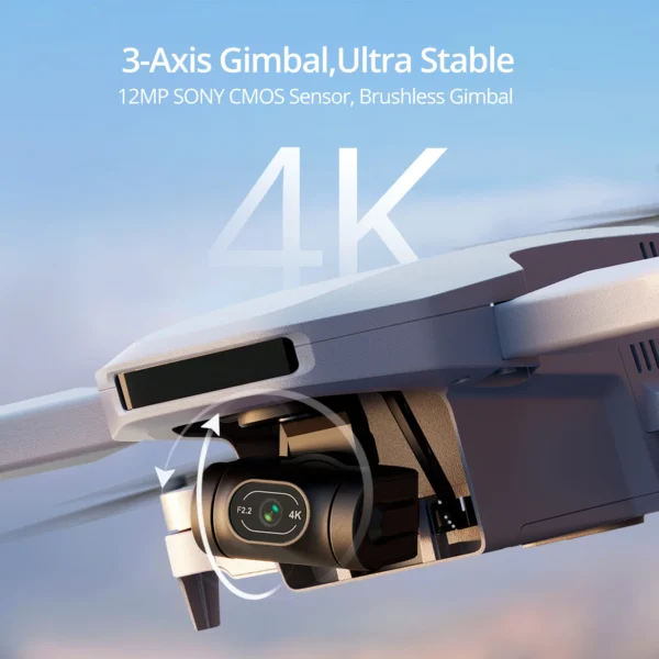 Potensic 3-Axis Gimbal 4K GPS Drones Under 249g Max 6-KM for Adults and Beginners ATOM 3