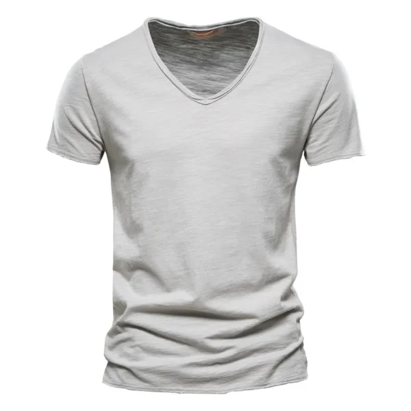 2024 Fashion Men's t Shirt S-5XL Solid Color Pure Cotton Short-Sleeved Top 9 Colors Summer Leisure Sports Quality Clothing 3