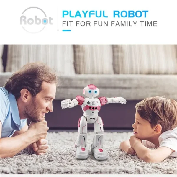 LEORY RC Robot Intelligent Programming Remote Control Robotica Toy Biped Humanoid Robot For Children Kids Birthday Gift Present 4