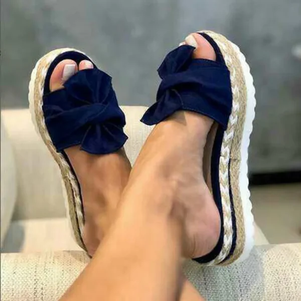 Platform Roman Slides Women Summer Fashion Comfy Slippers Large Size Outside Leisure Elegant Flat Shoes Chaussures Plates 3