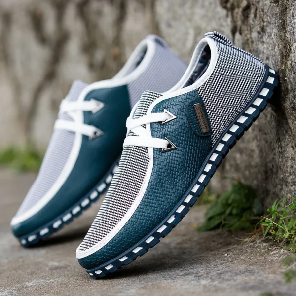 2023 Men Casual Leather Shoes Fashion Comfortable Business Male Shoe Summer Spring Light Plus Size Footwear New Man Sneakers 4