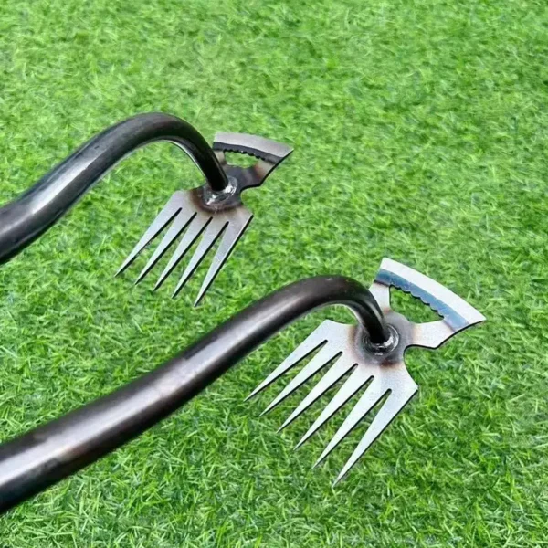 2 In 1 Manual Weeds Remover Tool Grass Rooting Loose Garden Gardening Puller Removal Weeding Tool for Garden Lawn Yard 3