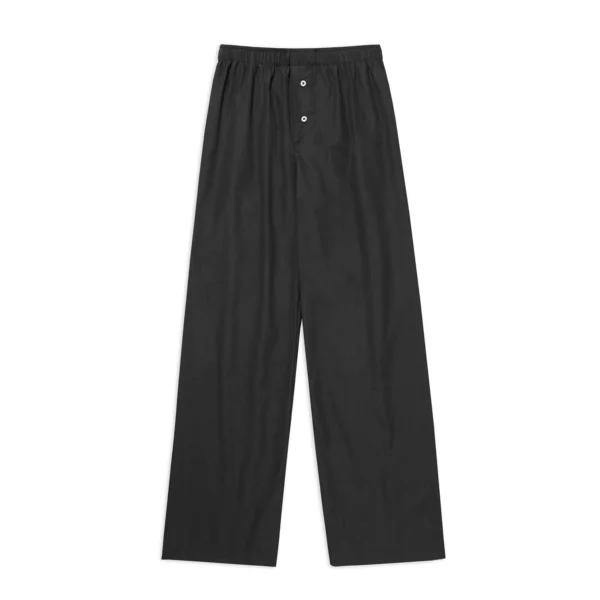 Women Y2k Oversize Pants Loose Wide Leg Casual Solid Color/Stripe Print Elastic Waist Trousers for Work Office Streetwear 6