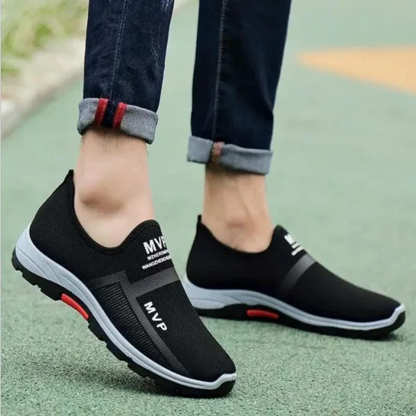 Slip on Mesh Men Shoes Lightweight Sneakers Men Fashion Casual Walking Shoes Breathable Slip on Mens Loafers Zapatillas Hombre 4