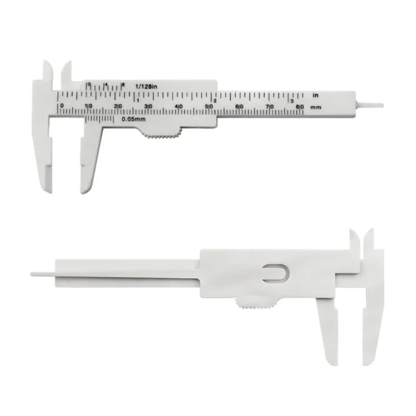 Students Caliper,New Mini Plastic Vernier Caliper, 0-80mm Jewelry Measuring Tool, Small Gifts,pie de metro,calibrador 2