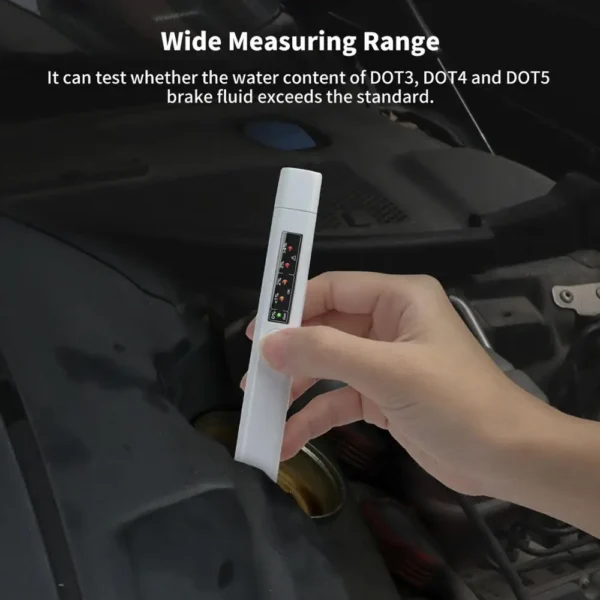 Universal Brake Fluid Tester Accurate Oil Quality Diagnostic Tools LED Indicator Liquid Testing Pen Automotive Brake Oil tester 4