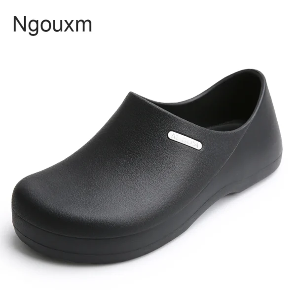 Ngouxm Men Chef Shoes Women Non-slip Waterproof Oil-proof Kitchen  Nurse Shoes Work Cook Shoes 1