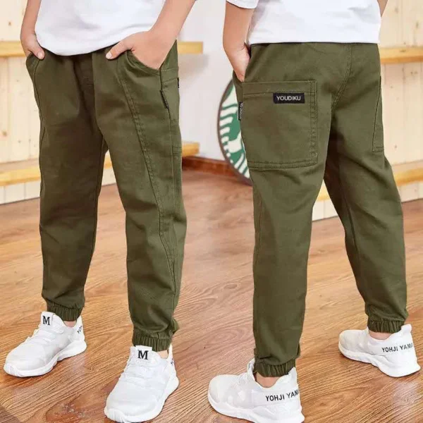 Spring Autumn Cotton Boys Pants Children Trousers Casual Kids Sports Pants 3 4 5 6 7 8 9 10 11 12 13 Years Teenager Boys Clothes 4