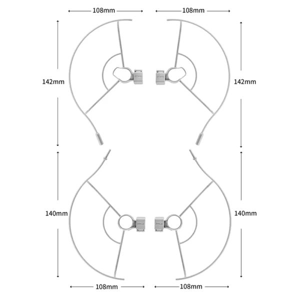 Mini Drone Accessories for DJI Mini SE/Mini 2/Mavic Mini Wing Fan Cover Protective Blade Bumper Propeller Protector Guard Bracke 6