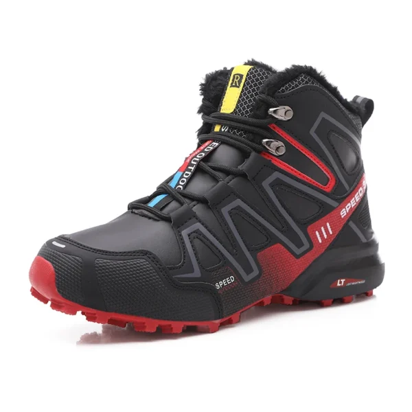 Fashion Warm Hiking Shoes Men Winter Snow Men Shoes Tactical Boots Climbing Mountain Sneakers Combat Boots 2023 5