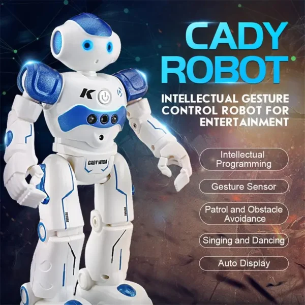 LEORY RC Robot Intelligent Programming Remote Control Robotica Toy Biped Humanoid Robot For Children Kids Birthday Gift Present 1