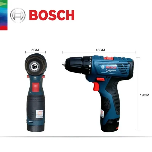 Bosch Professional Electric Drill GSR 120-LI 12V Cordless Electric Hand Drill Multi-Function Home DIY Screwdriver Power Tools 5