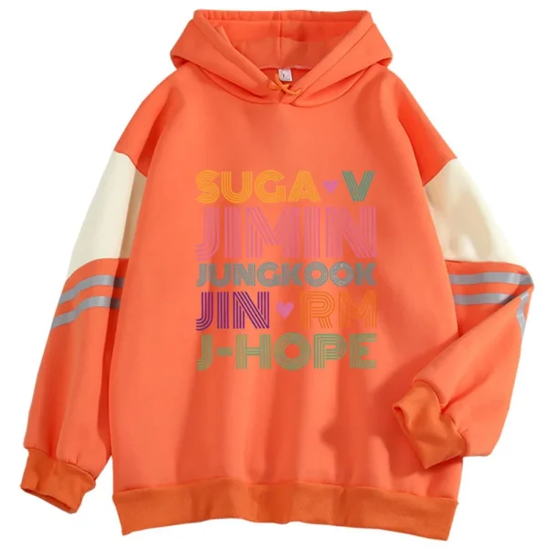 JIMIN JUNG KOOK J-HOPE JIN SUGA V RM Hoodies Sweatshirts Men/Women Fashion Kpop Hoodie JIMIN Clothes 4