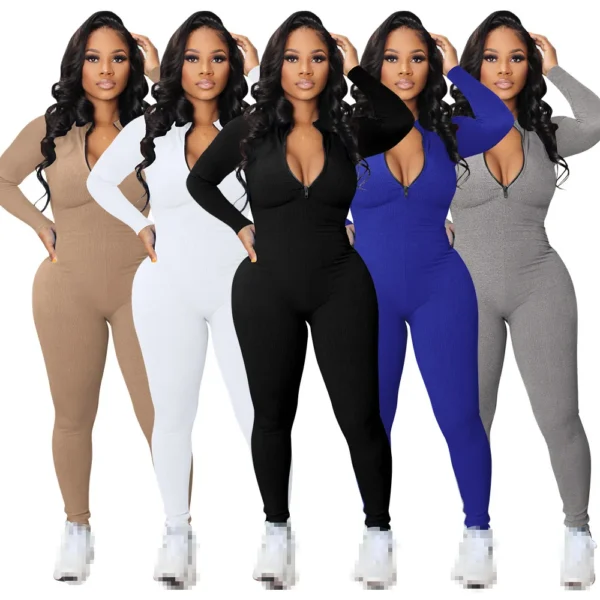 jumpsuit women 2022 club outfits for women birthday outfits overalls one  pieces fall outfit woman romper wholesale 1