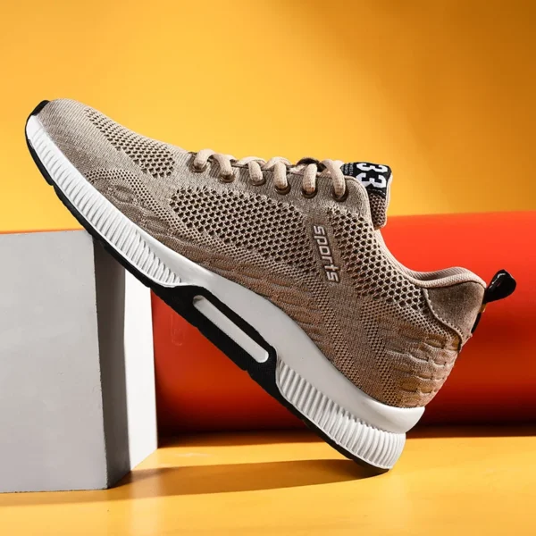 Men Sneakers Elevator Shoes Hidden Heels Breathable Heightening Shoes For Men Increase Insole 6CM Sports Casual Height Shoes 4