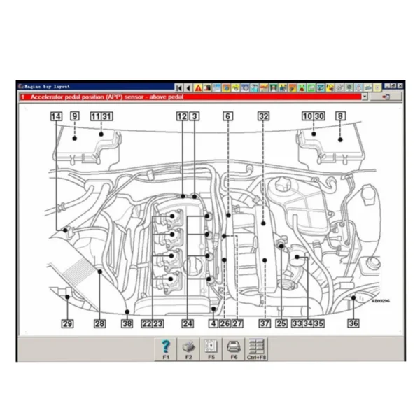 2024 Hot Sale Car Diagnostics Auto Data 3.45 Vivid Workshop Data Atris Stakis 2018.01V Diagnostic Tool Software Multi-languages 4