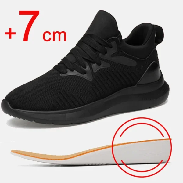 Sneakers Men Elevator Shoes Heightening Shoes for Men 7CM Increase Shoes Height Increase Insole 8CM Casual Taller Shoes 1