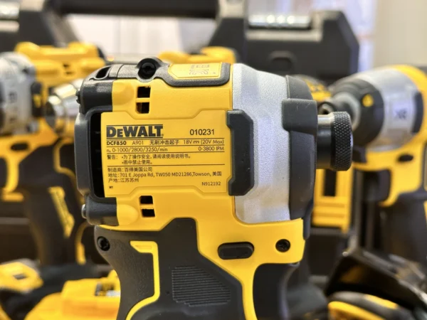 Dewalt DCF850N Cordless Impact Dirll 20V Brushless Motor 1/4-Inch Electric Screwdriver 205NM Wirless Rechargeable Power Tool 4