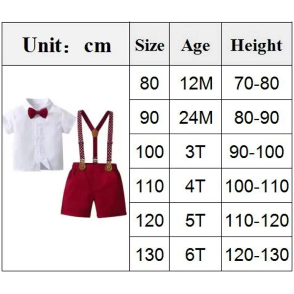 1 2 3 4 5 6 Years Boy Summer Costume Star Print Suspender Set Solid T-shirt Shorts Children Toddler Wedding Suis Kid Cotton Set 6