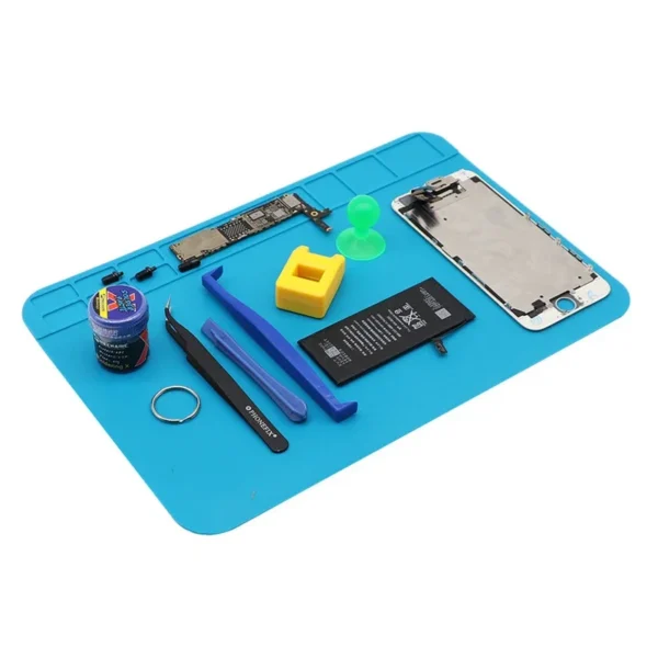 ESD Heat Resistant 932℉ Soldering Mat Job Tools Computer Phone Repair Kit Working Repair Pad Heatresistant Maintenance Platform 2