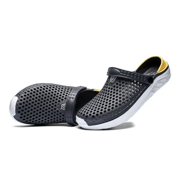 Men's Slippers Unisex Fashion Beach Sandals Thick Sole Slippers Anti Slip Sandals Women's Men's Flipped Slippers Size 36-45 4