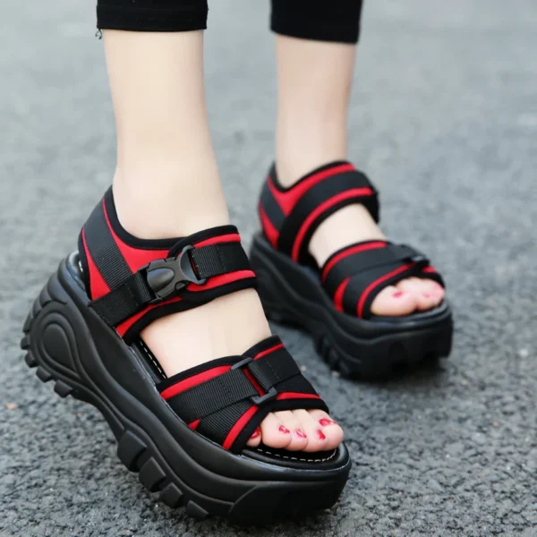 2023 New Designer Shoes Ladies Sandals High Quality Women's Shoes Summer Platform Sandalias De Mujer 6