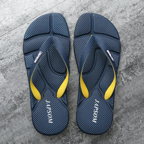 Fashion Blue Massage Slippers Men Flip Flops Sale Big Size 48 Casual Slides Men Non Slip Beach Slippers For Men chanclas hombre 1