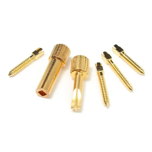 Dental Screw Post Gold Plated Screw Post 120pcs Dental Materials For Dentist Tool Dentistry 5