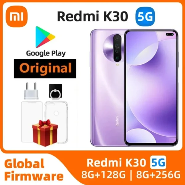 Original Xiaomi Redmi K30 5G Smartphone 64MP Android Unlocked 6.67 inch 8GB RAM 256GB ROM Snapdragon 765G cellphone 1