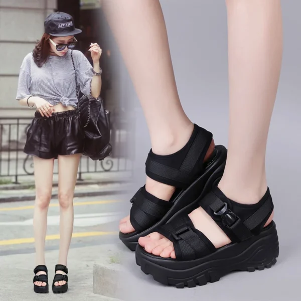 2023 New Designer Shoes Ladies Sandals High Quality Women's Shoes Summer Platform Sandalias De Mujer 2