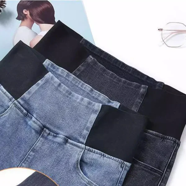 Pencil Jeans Women Spring Fall High Waist Skinny Denim Pants New Korean Casual Stretch Vaqueros Vintage Leggings Kot Pantolon 6