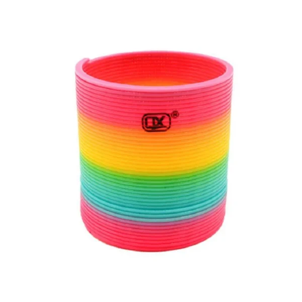 Color Rainbow Circle Funny Magic Toys Early Development Educational Folding Plastic Spring Coil Children's Creative Magical Toys 2