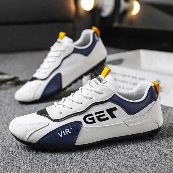 2023 Business Casual Mesh Shoes New Men's Casual Low Top Flat Shoes Versatile Trendy Shoes Youth Breathable Vulcanized Shoes men 2