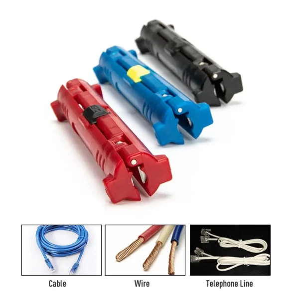 Multi-function Electric Wire Stripper Pen Rotary Coaxial Wire Cable Pen Cutter Stripping Machine Pliers Tool For Cable Puller 1