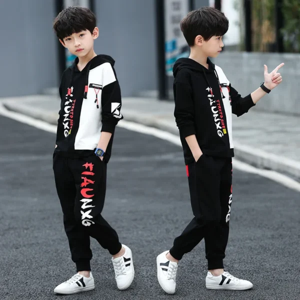 2024 Boys Clothes Set Sweatshirt Pants Tracksuits winter  Autumn Kids Sport Suit Children Clothing 4 5 7 8 to 9 10 11 12 13Year 2