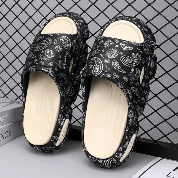 High Quality Men Women Slippers Indoor Outdoor Sandals Beach Thick Soft Sole Slides Men Casual Shoes Flip-flops Home Slippers 5