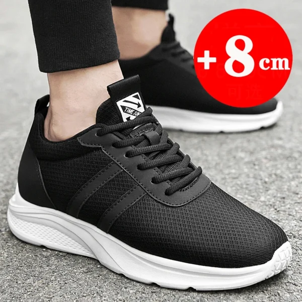 2023 Men Sneakers Elevator Shoes Height Increase Shoes for Men Height Increasing Shoes man increase shoes 6-8cm 1