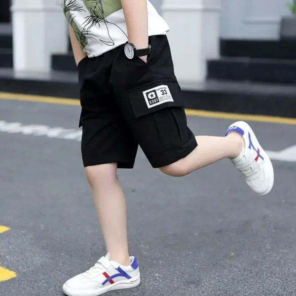 Boys Children Shorts Summer Fashion Kids Pants Clothes Child Boy Casual Shorts Teens Overalls Clothing 4 6 8 10 12 14 Years Boy 4