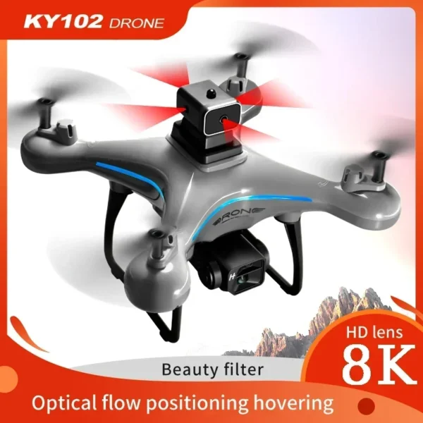 For Xiaomi KY102 Drone 8K Professional HD Dual Camera Aerial Photography 360 Obstacle Avoidance Optical Flow Four-Axis RC Toy 2