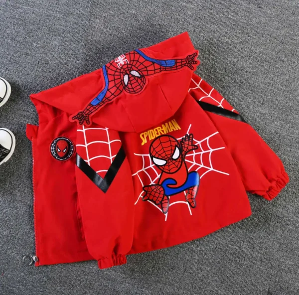 Winter Autumn Marvel Spiderman Children Boys Hooded Sweatshirts Clothes For Kids Plus Pullovers Tops Teen Boys Hoodie Set 2