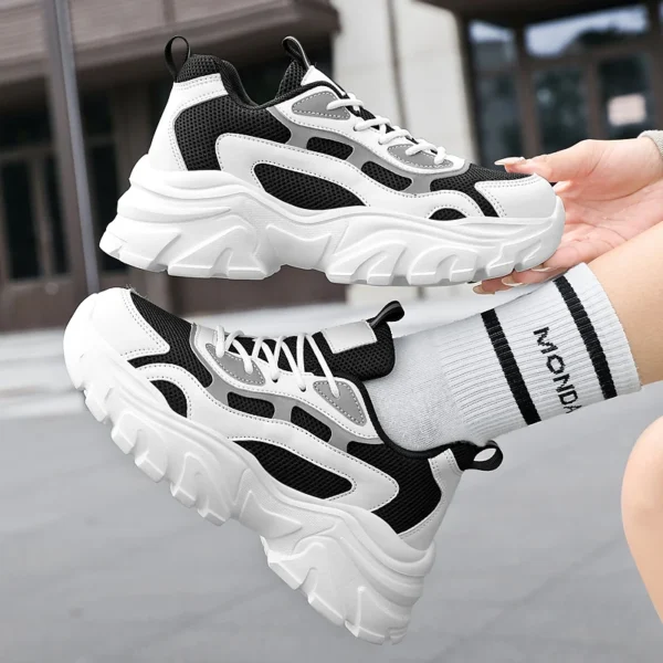 TUINANLE Sneakers Women Vulcanize Shoes New Couple White Platform Thick Sole Running Casual Men Shoes Size 35-44 Tenis Feminino 6